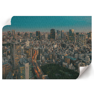 Wall poster featuring a city panorama
