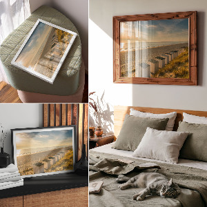 Wall poster with a beach landscape