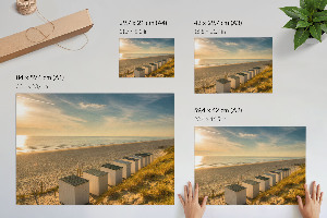 Wall poster with a beach landscape
