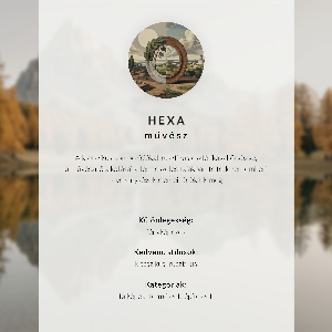 Modern wall art poster Autumn landscape