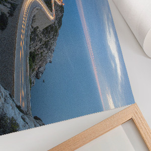 Canvas poster with seascape print
