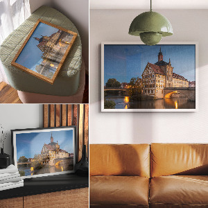 Wall poster City at night