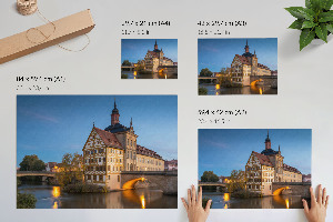 Wall poster City at night