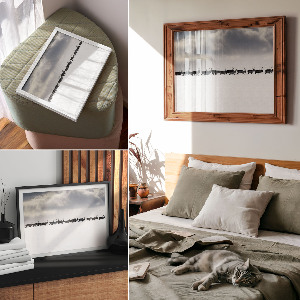 Modern wall art poster titled 