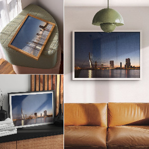 Canvas poster Urban twilight