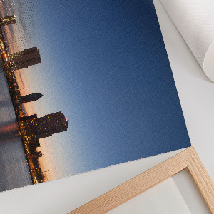 Canvas poster Urban twilight