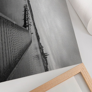 Premium wall art Pier and lake