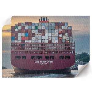 Canvas poster featuring maritime transport