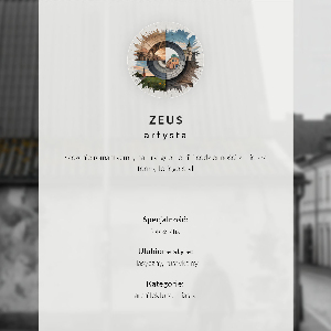 Atmospheric city wall poster