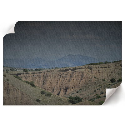 Premium wall art depicting a mountain landscape