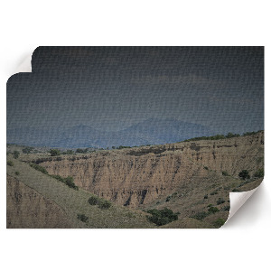 Premium wall art depicting a mountain landscape