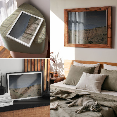 Premium wall art depicting a mountain landscape