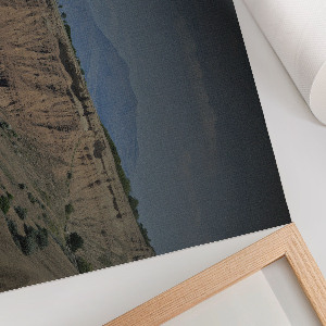 Premium wall art depicting a mountain landscape