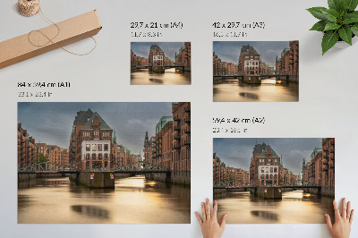 Modern wall art poster titled 