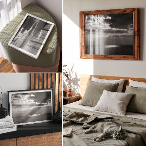 Canvas poster Sea landscape