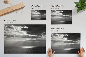 Canvas poster with a sea landscape
