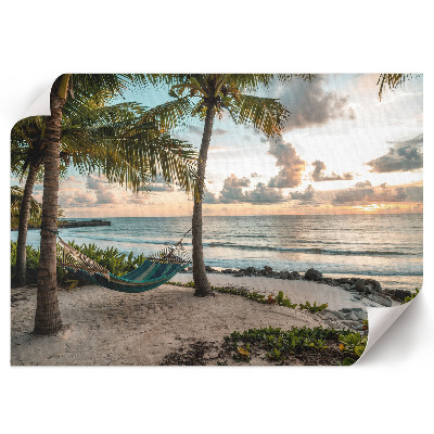 Premium wall art featuring a tropical beach