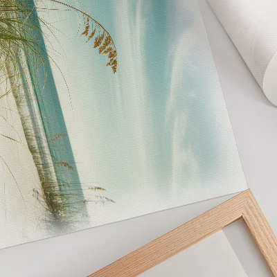Quiet Beach canvas poster