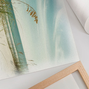 Canvas poster Quiet beach