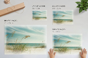Canvas poster Quiet beach