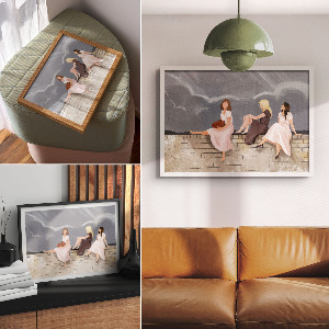 Wall poster Women together