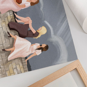 Wall poster Women together