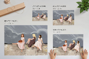 Wall poster Women together