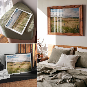 Premium wall art depicting a rural idyll
