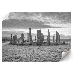 Canvas poster depicting a stone formation
