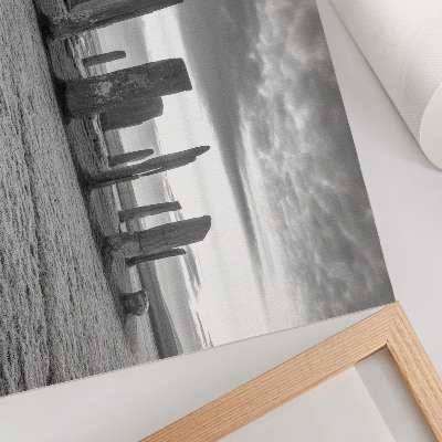 Canvas poster depicting a stone formation
