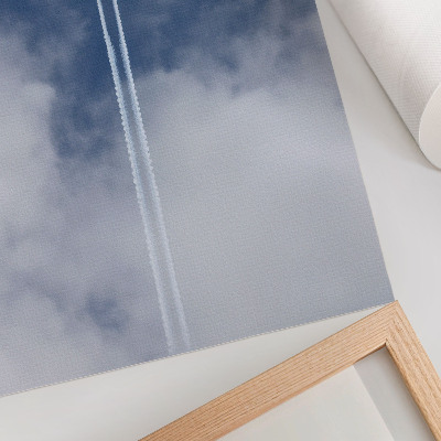 Wall poster depicting a sky flight