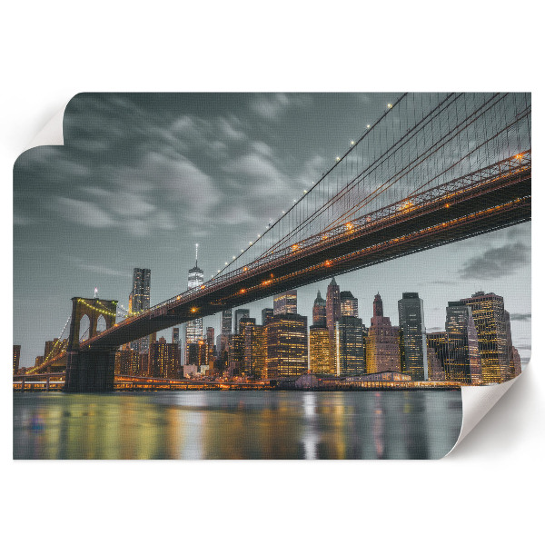 Modern wall art poster titled "Night Panorama"