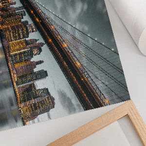 Modern wall art poster Night panorama