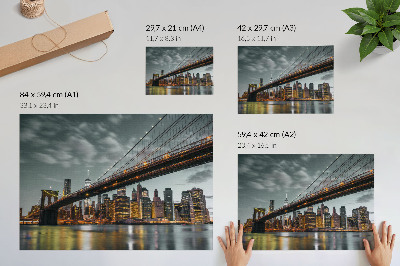 Modern wall art poster titled 