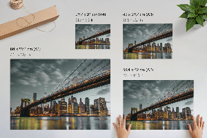 Modern wall art poster Night panorama