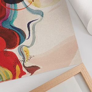 Premium wall art featuring a geometric abstraction