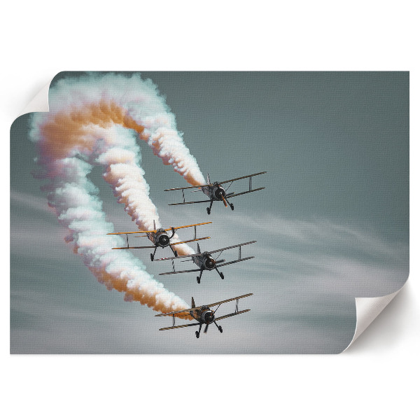 Canvas poster with air formations