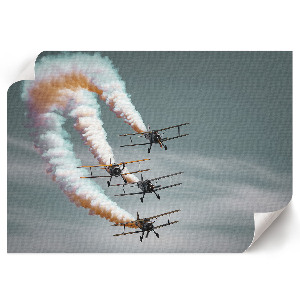 Canvas poster with air formations
