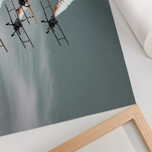 Canvas poster with air formations