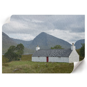 Wall poster with a mountain landscape