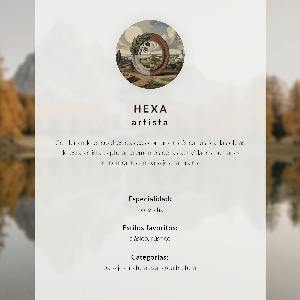 Wall poster with a mountain landscape
