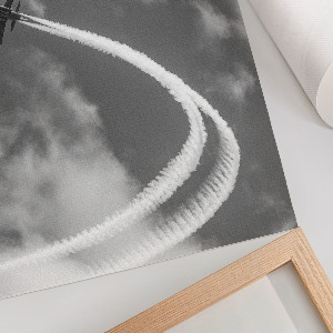 Canvas poster Flight in the sky