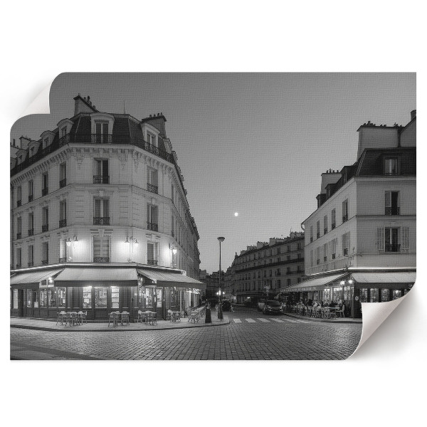 Canvas poster Night city