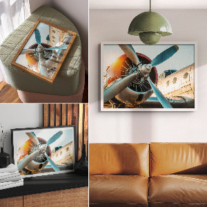 Wall poster Airplane detail