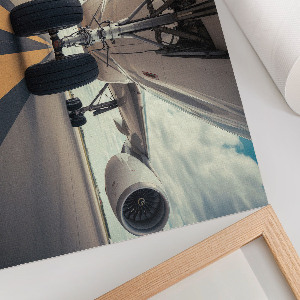Premium wall art featuring a modern aviation design