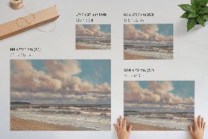 Premium wall art featuring a seaside landscape