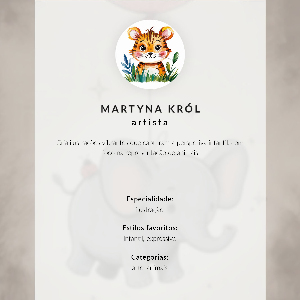 Canvas poster Pug illustration