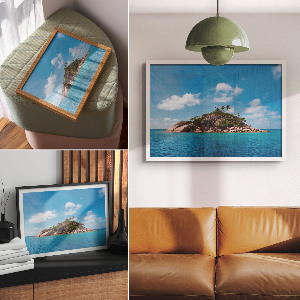 Wall poster Exotic oasis