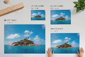 Wall poster Exotic oasis