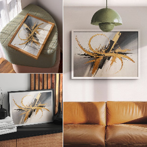 Premium wall art Abstract dynamics